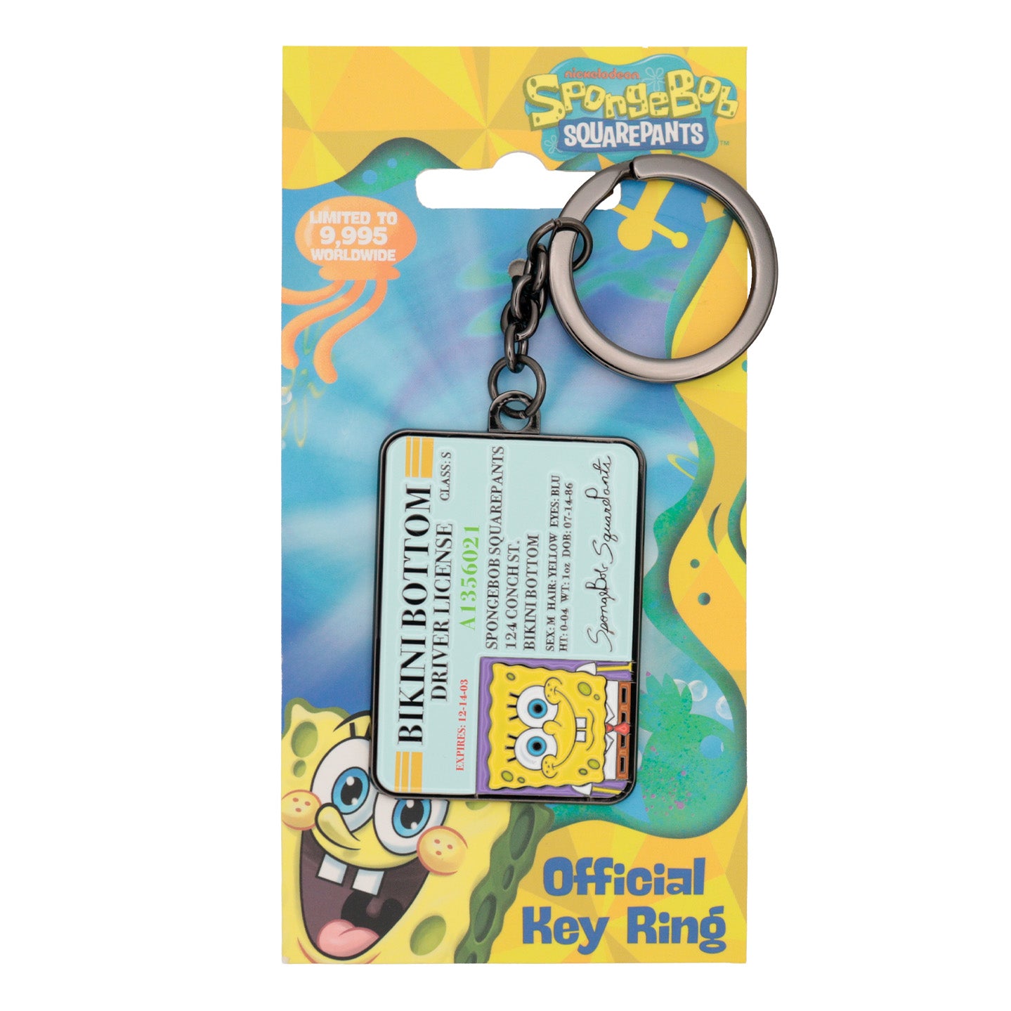 SpongeBob SquarePants Driver License Keyring