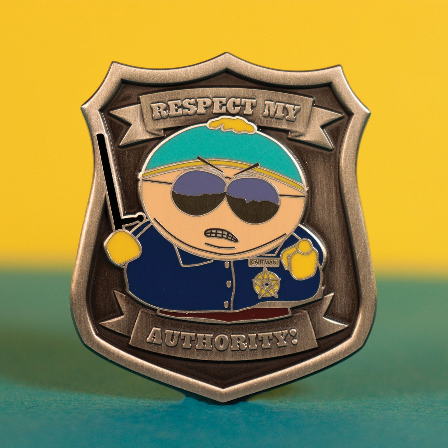 South Park Cartman Police Pin Badge
