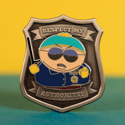 South Park Cartman Police Pin Badge