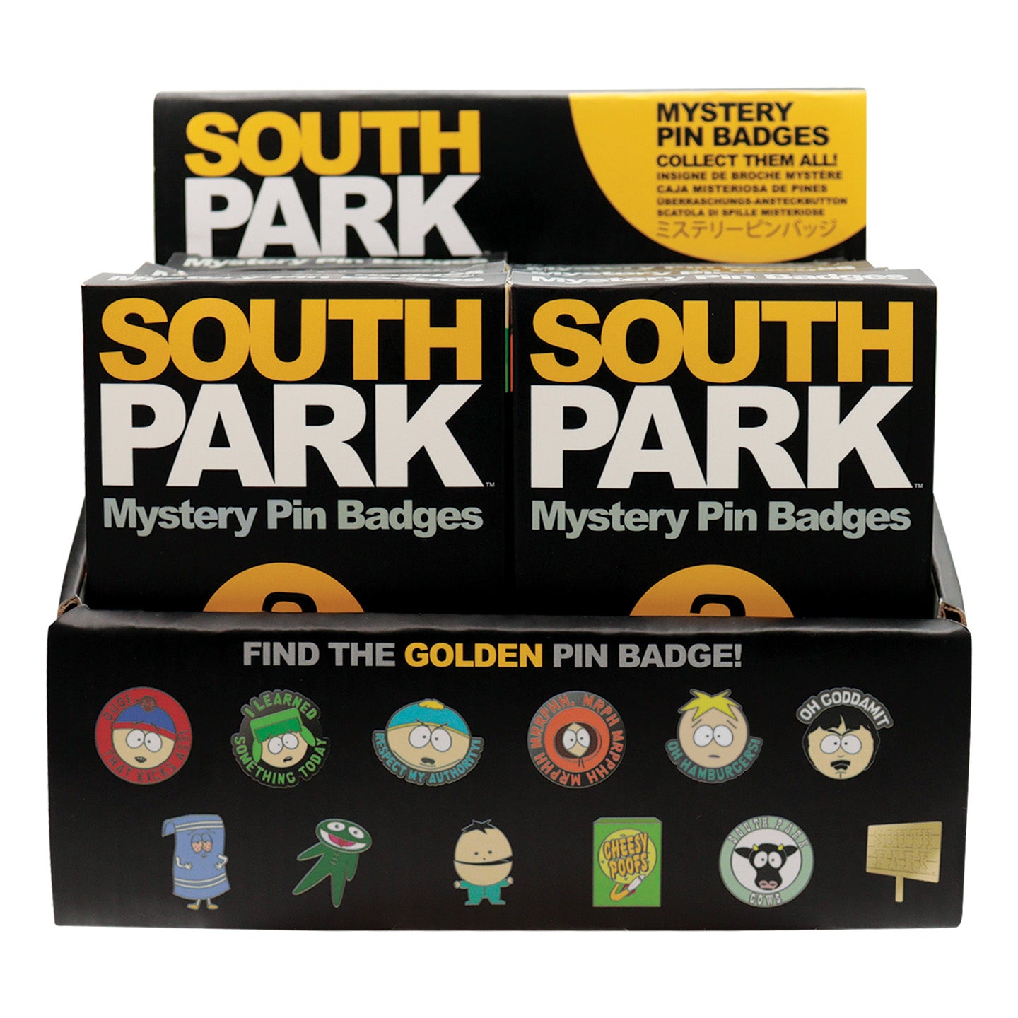 South Park - Mystery Pin Badge CDU Containing 12 Blind Boxes