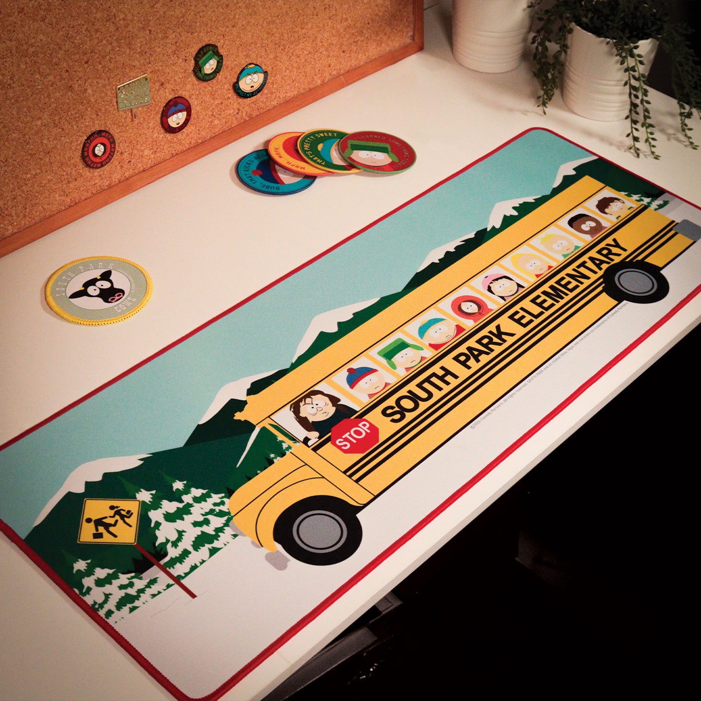 South Park – Elementary School Bus Desk Pad & Coaster Set