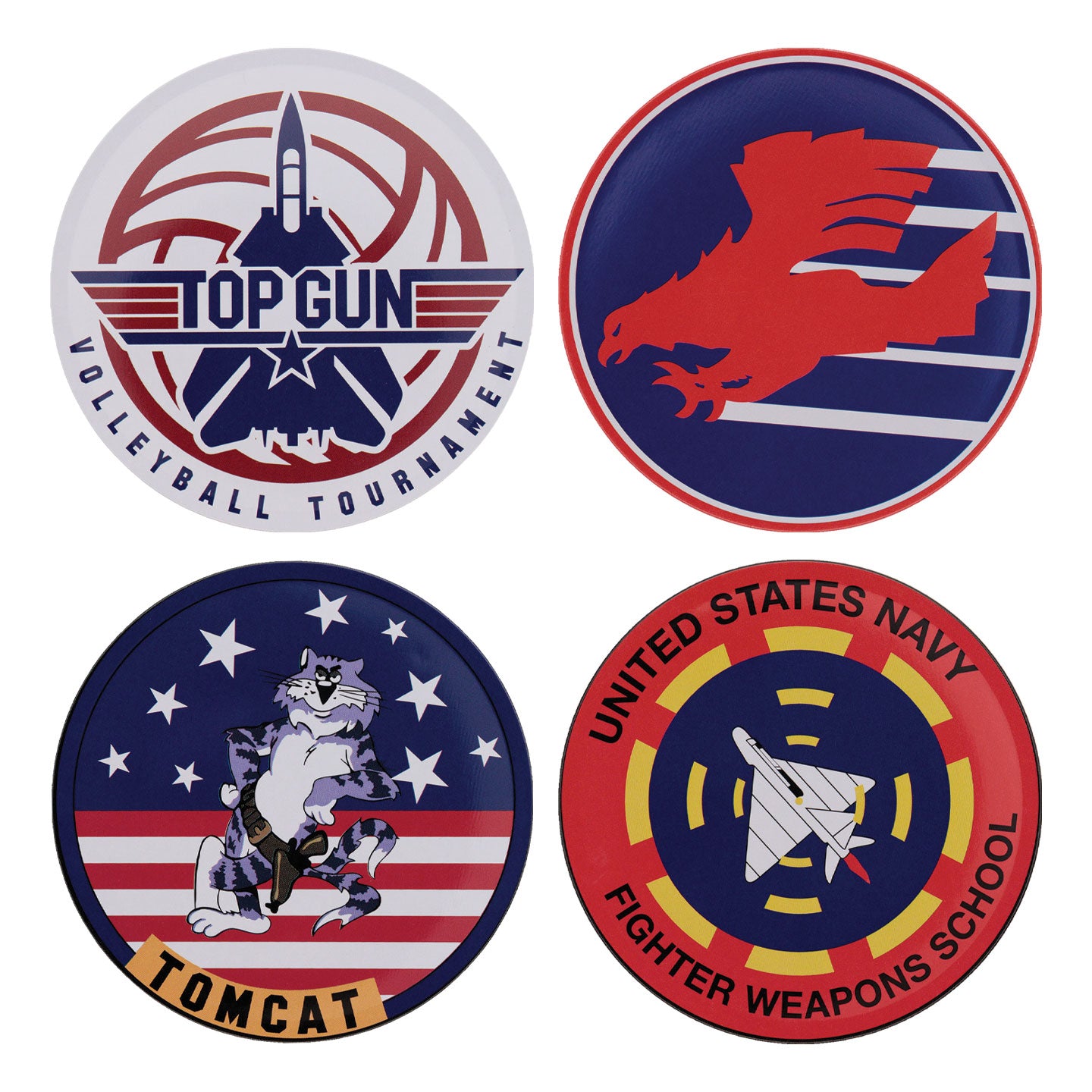Top Gun – Set of Four Printed Coasters