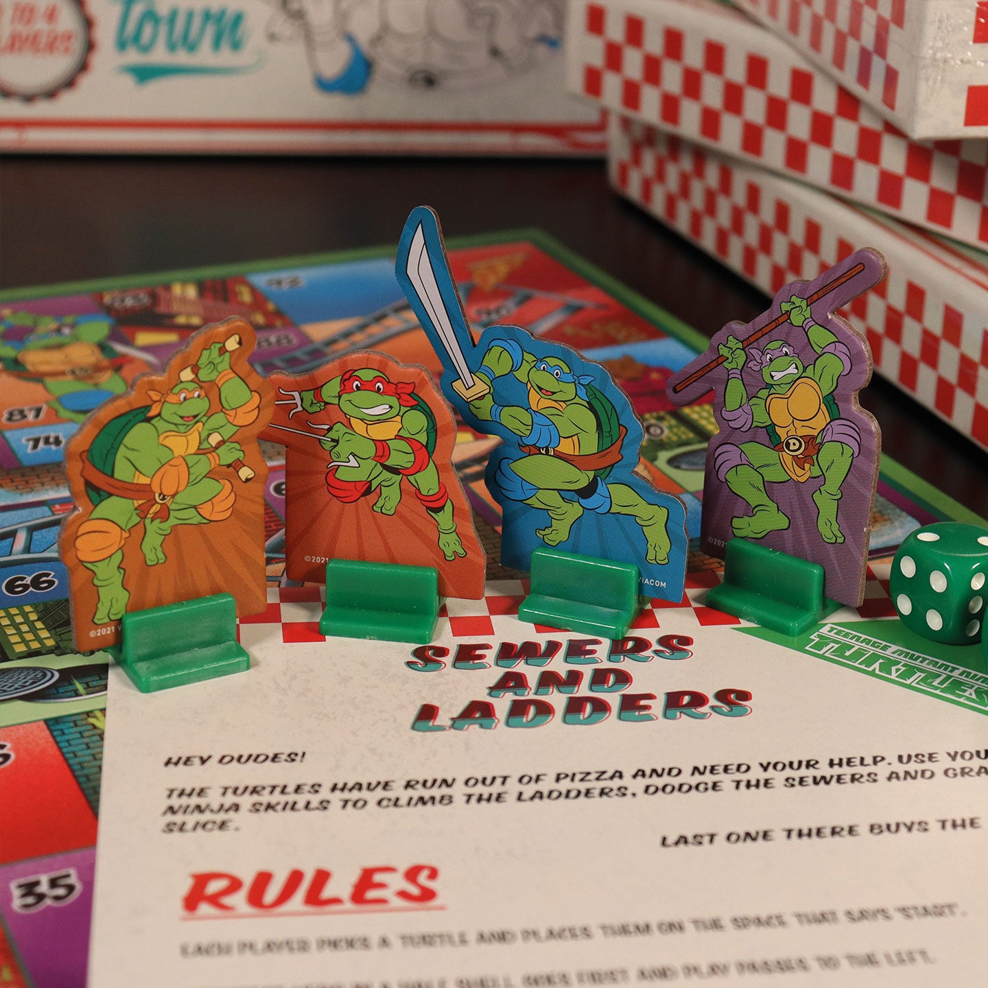 Teenage Mutant Ninja Turtles Sewers and Ladders Radical Edition Board Game