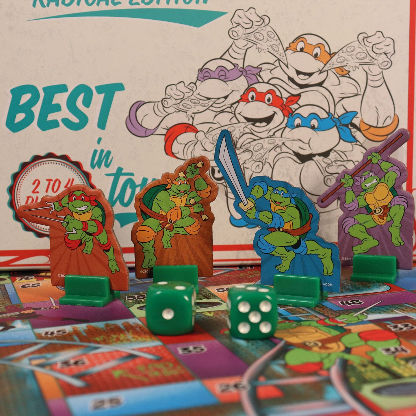 Teenage Mutant Ninja Turtles Sewers and Ladders Radical Edition Board Game