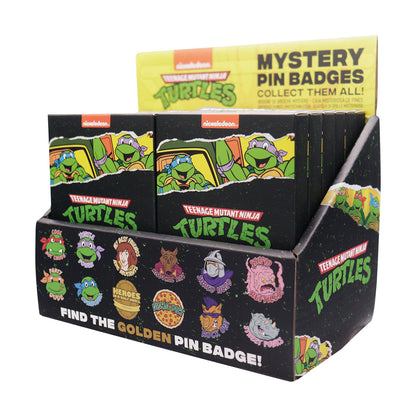 Teenage Mutant Ninja Turtles Mystery Pin Badge CDU Containing 12 Blind Boxes