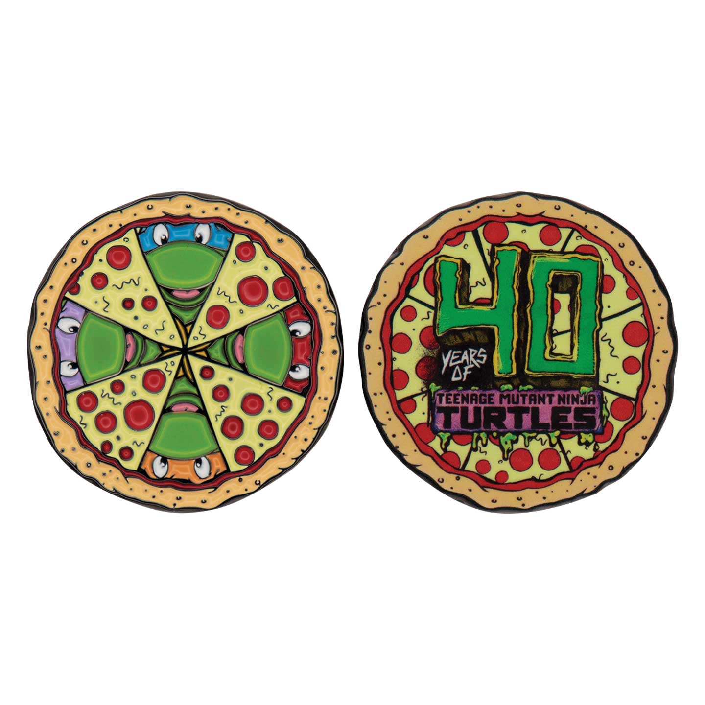 Limited edition Teenage Mutant Ninja Turtles collectible coin from Fanattik