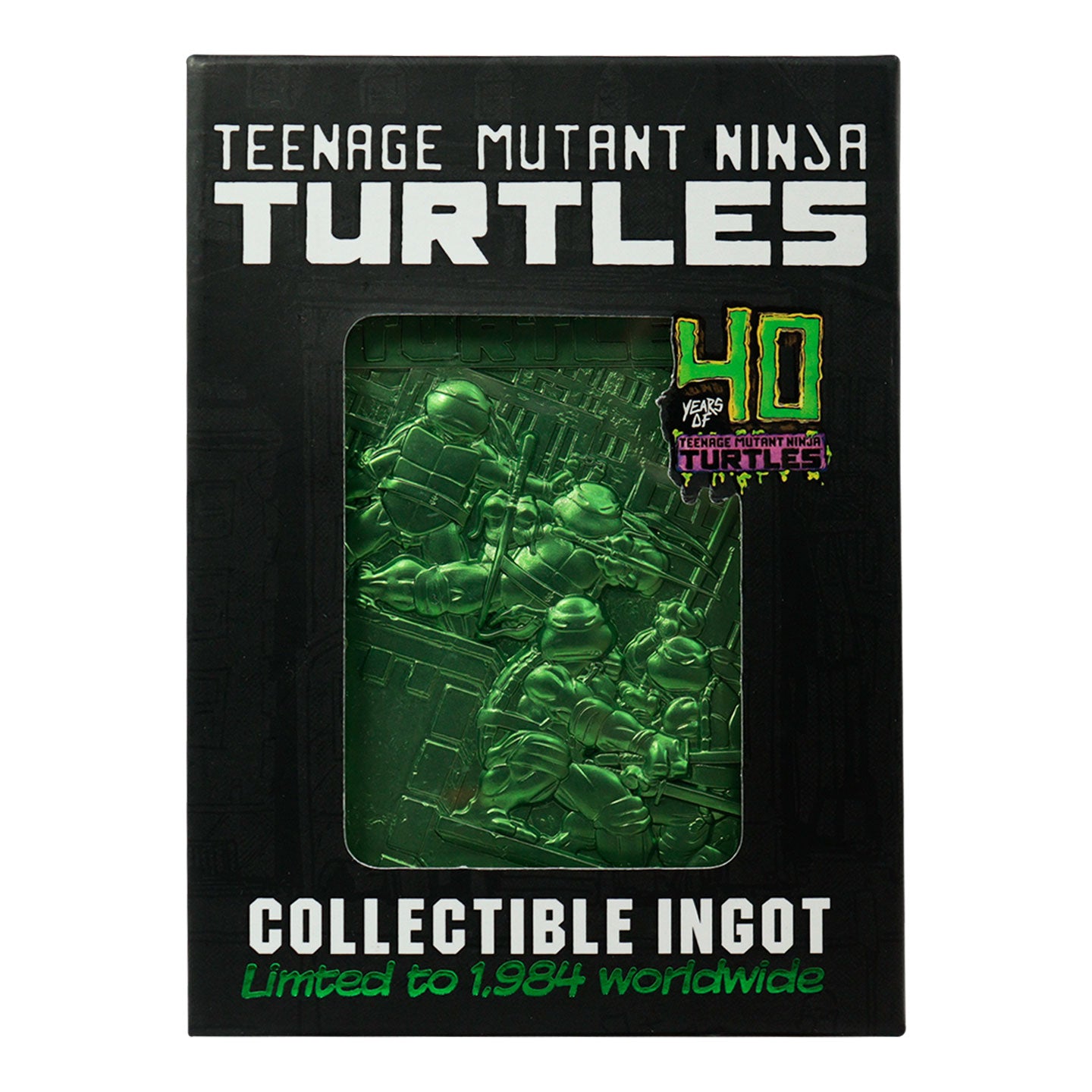 Limited edition Teenage Mutant Ninja Turtles collectible ingot from Fanattik