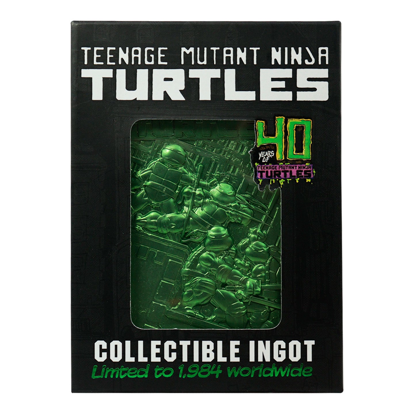Limited edition Teenage Mutant Ninja Turtles collectible ingot from Fanattik