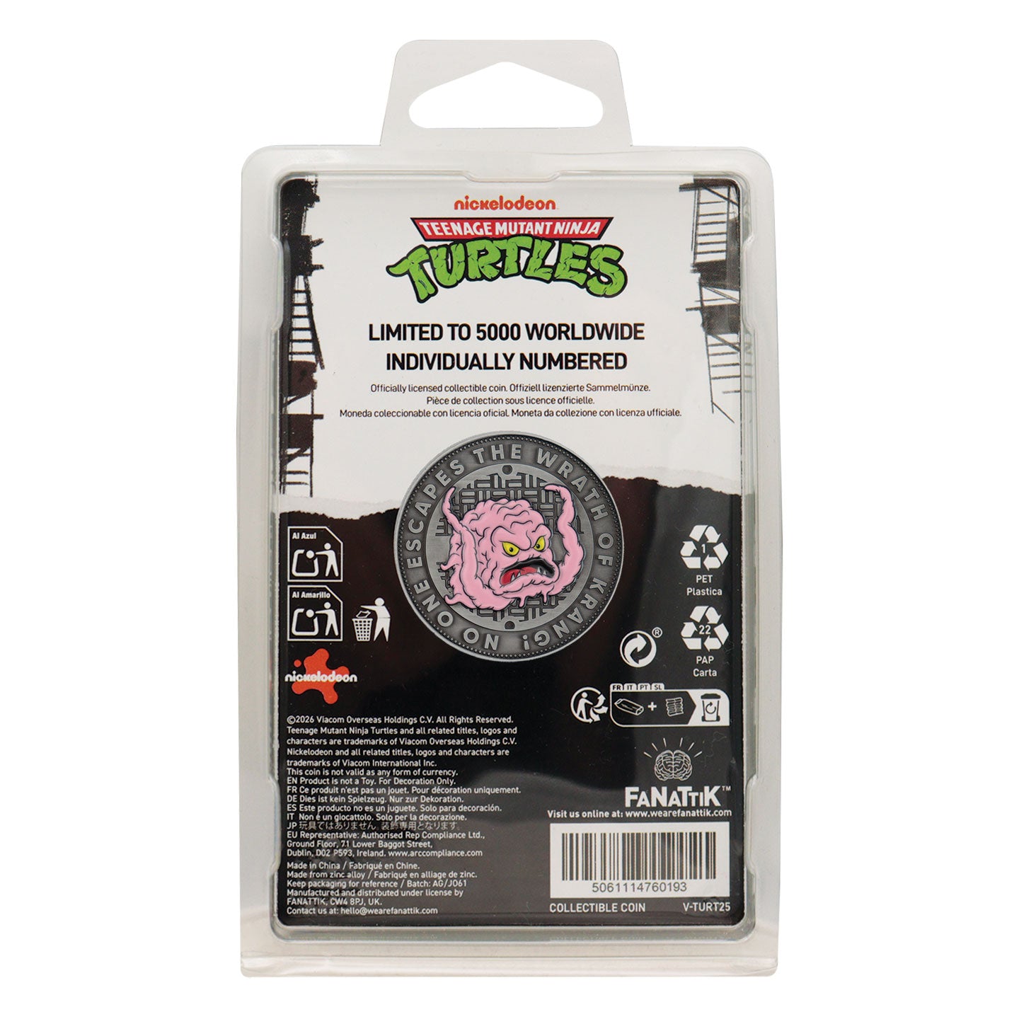 Teenage Mutant Ninja Turtles – Krang Collectible Coin