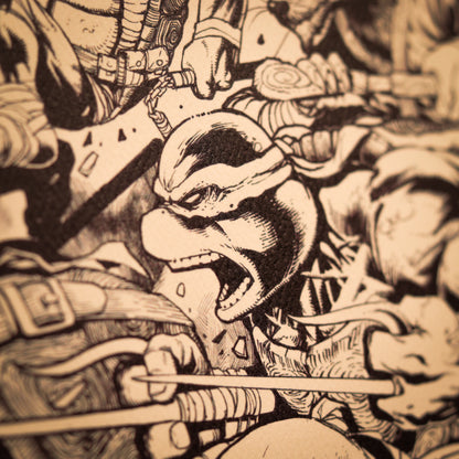 Teenage Mutant Ninja Turtles – Limited Edition Comic Art Print