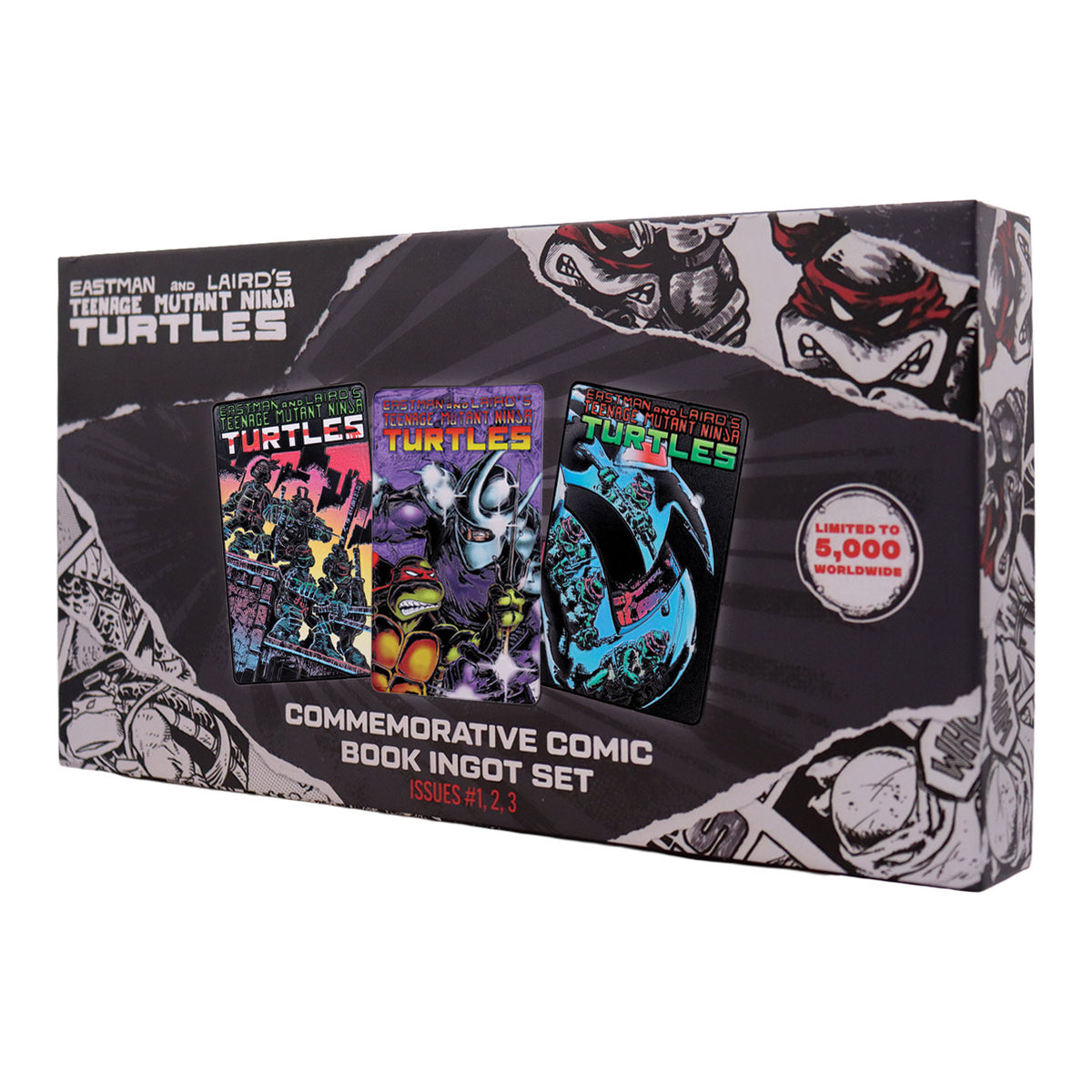 Teenage Mutant Ninja Turtles – Limited Edition Set of Three Comic Book Cover Ingots