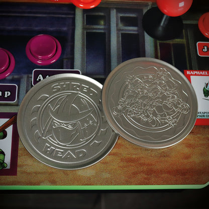 Teenage Mutant Ninja Turtles Set of 4 Embossed Metal Coasters Lifestyle