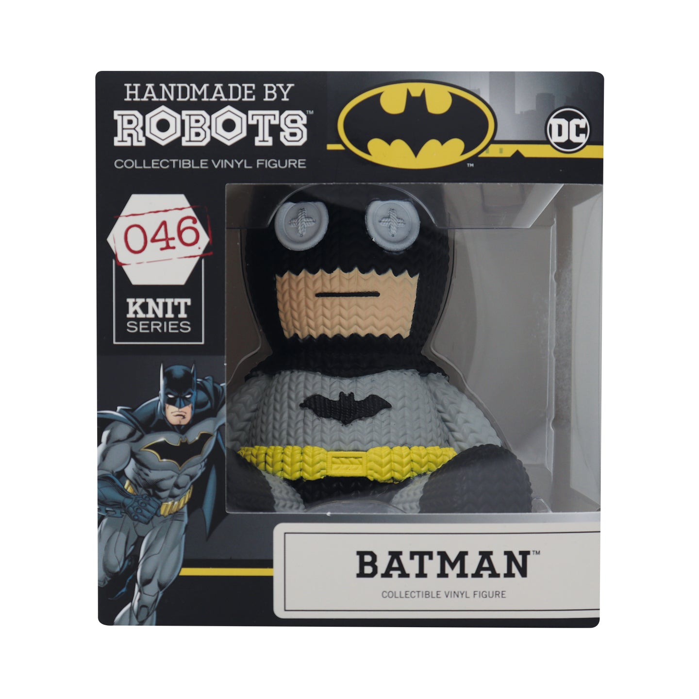 DC - Batman Grey Suit Collectible Vinyl Figure from Handmade By Robots