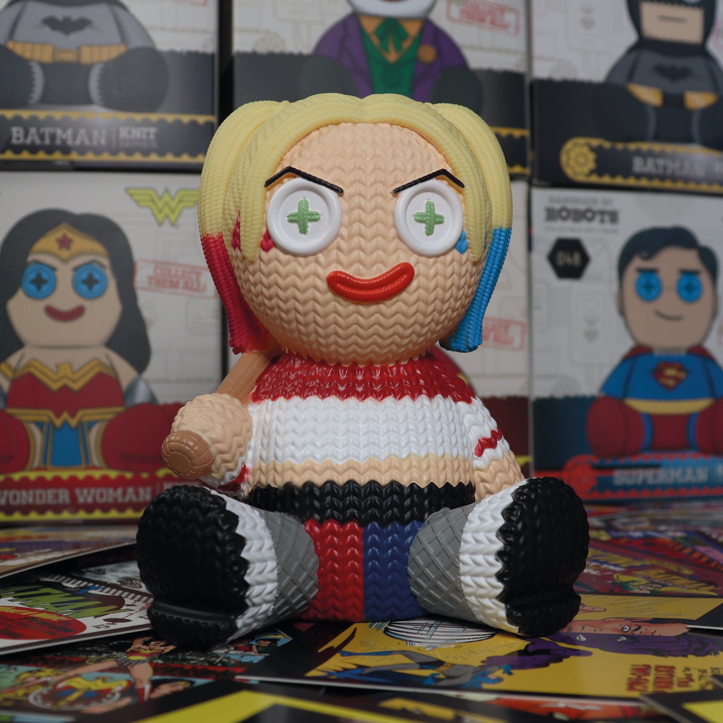 Harley Quinn Suicide Squad collectible vinyl figure from Handmade by Robots
