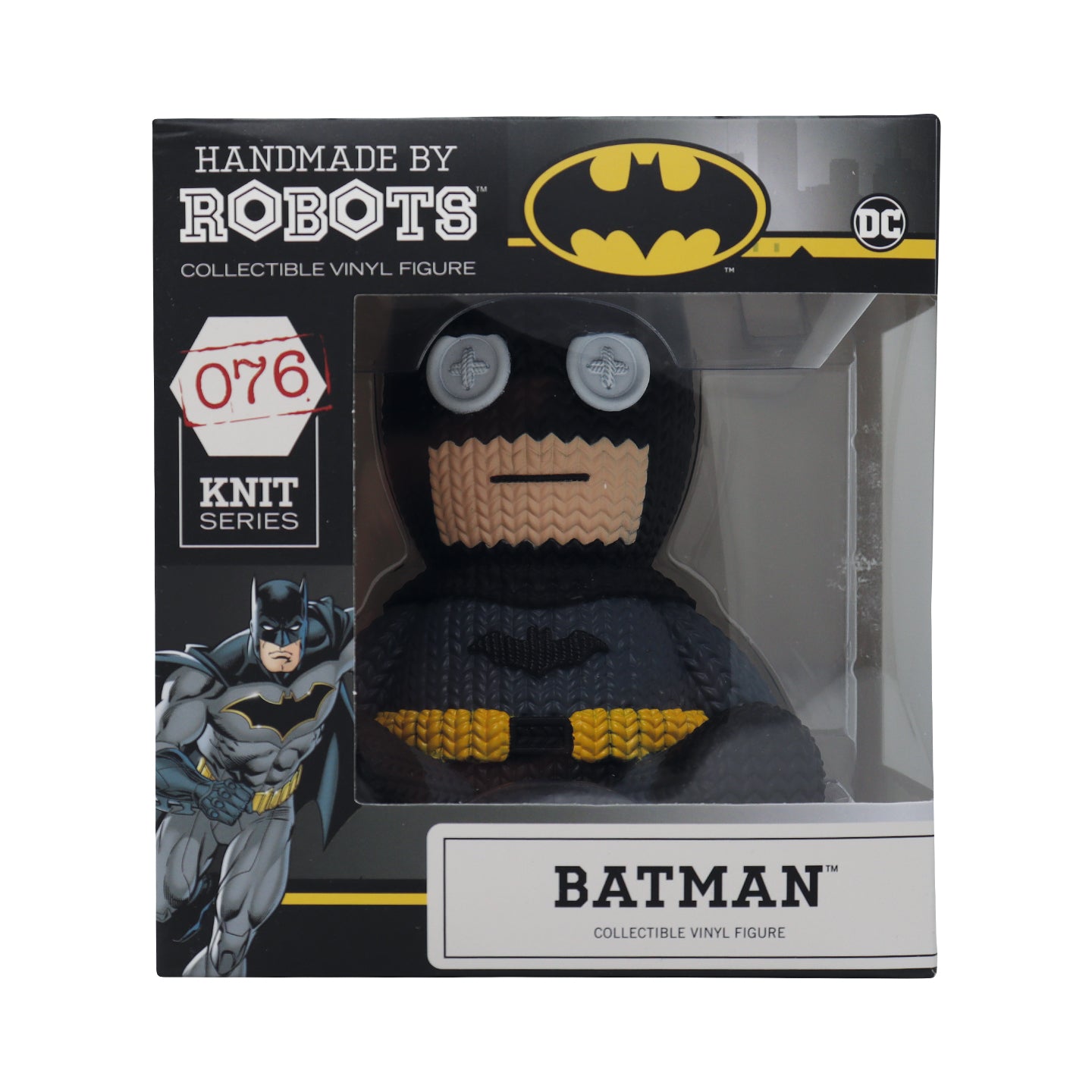 DC - Batman Black Suit Edition Collectible Vinyl Figure from Handmade By Robots