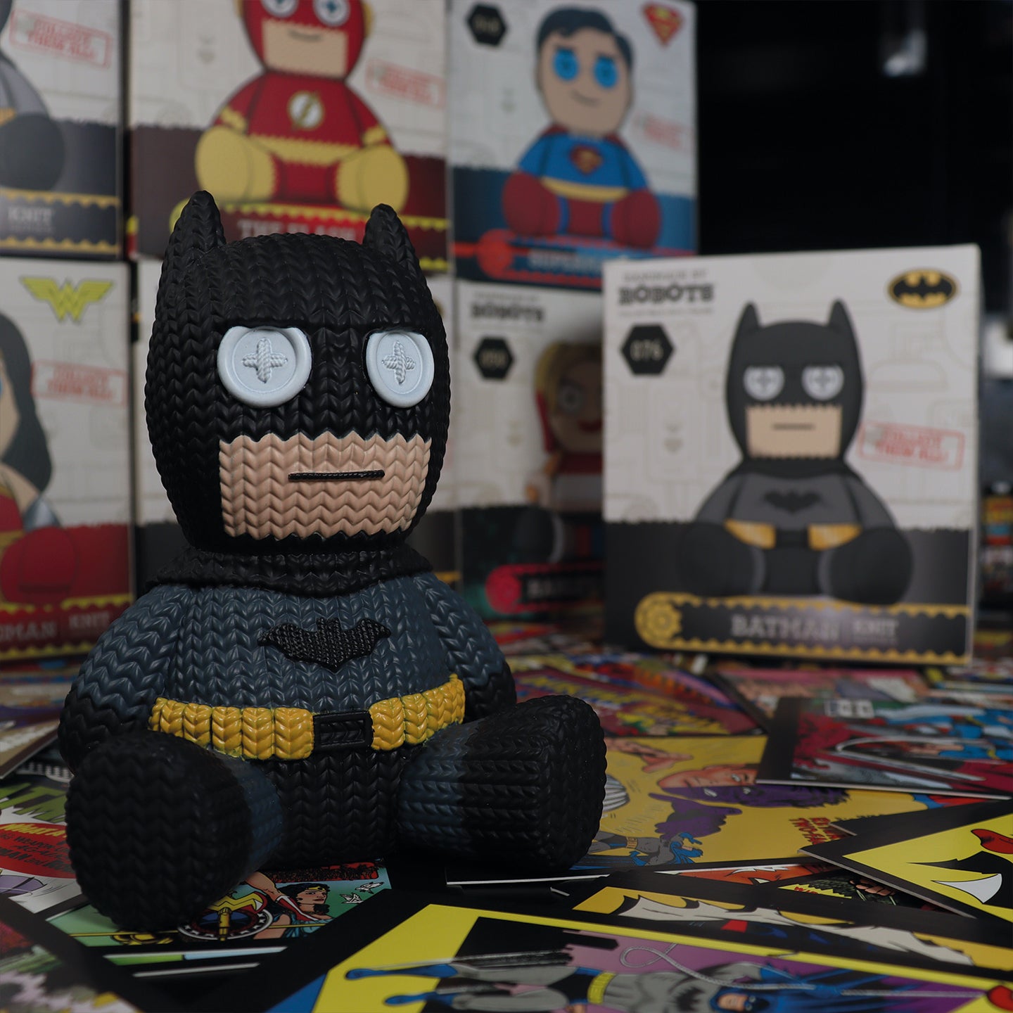 DC - Batman Black Suit Edition Collectible Vinyl Figure from Handmade By Robots