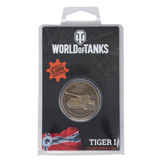 World of Tanks Limited Edition Tiger I Tank Collectible Coin