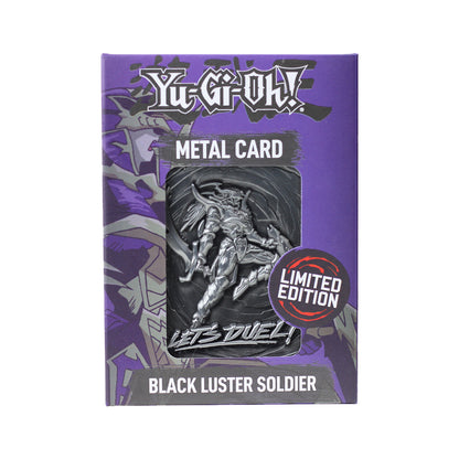 Yu-Gi-Oh! Limited Edition Black Luster Soldier Metal Card