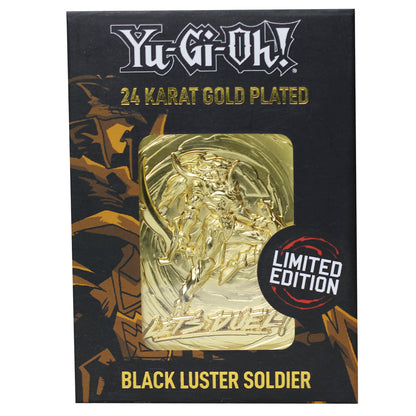 Yu-Gi-Oh! Limited Edition 24k Gold Plated Black Luster Soldier Metal Card