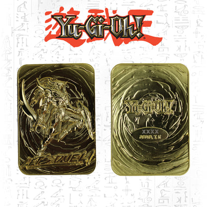 Yu-Gi-Oh! Limited Edition 24k Gold Plated Black Luster Soldier Metal Card