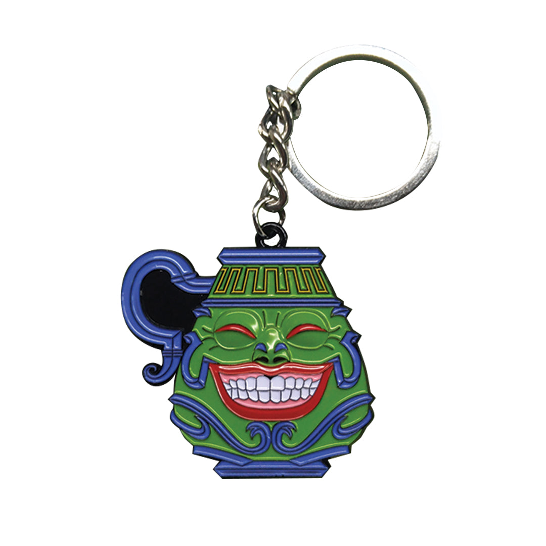 Yu-Gi-Oh! Pot of Greed limited edition collectible key ring with enamel colouring 