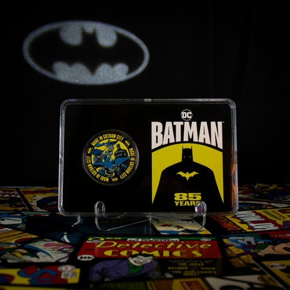 Batman 85th anniversary collectible coin from Fanattik
