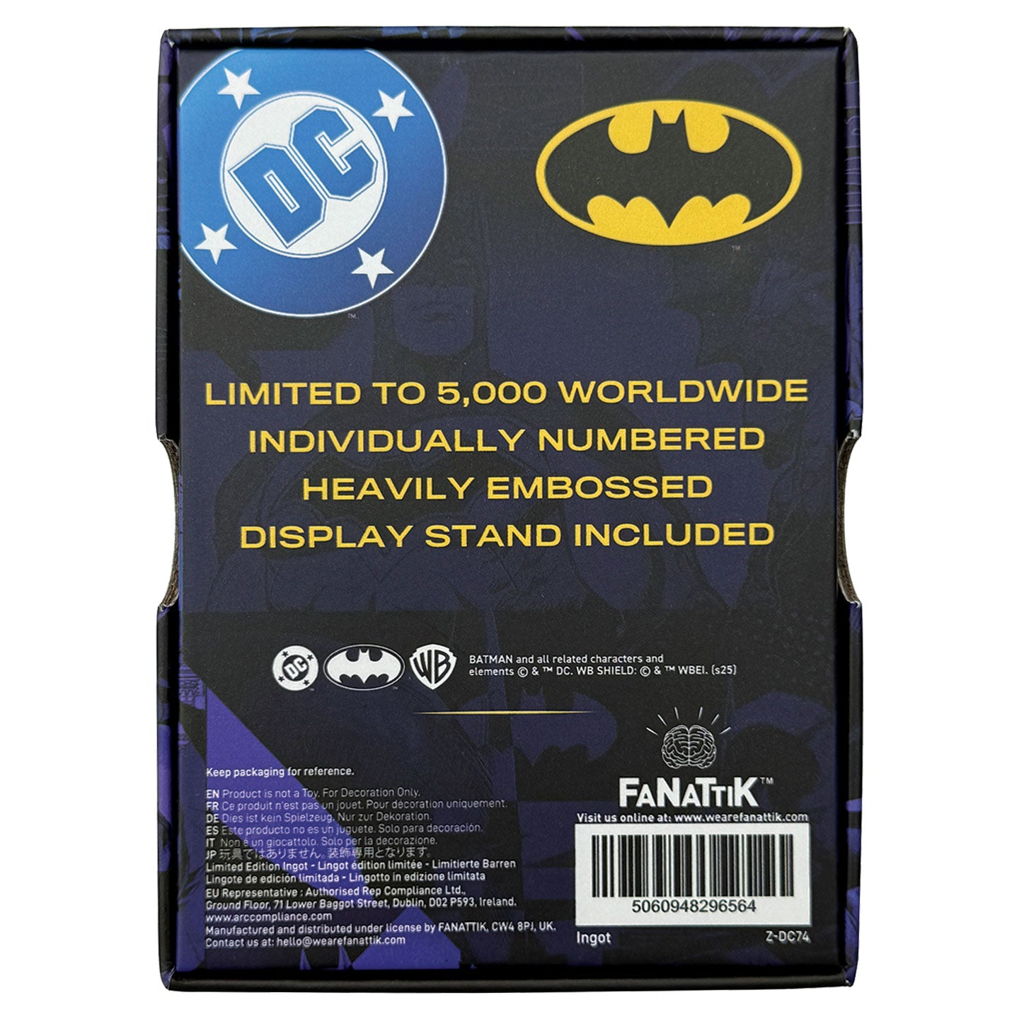 DC Batman Limited Edition Armour Ingot