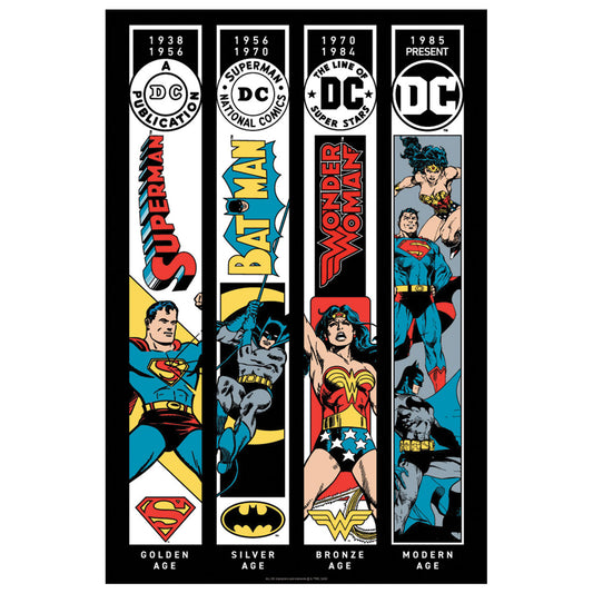 DC Comics Ages Art Print