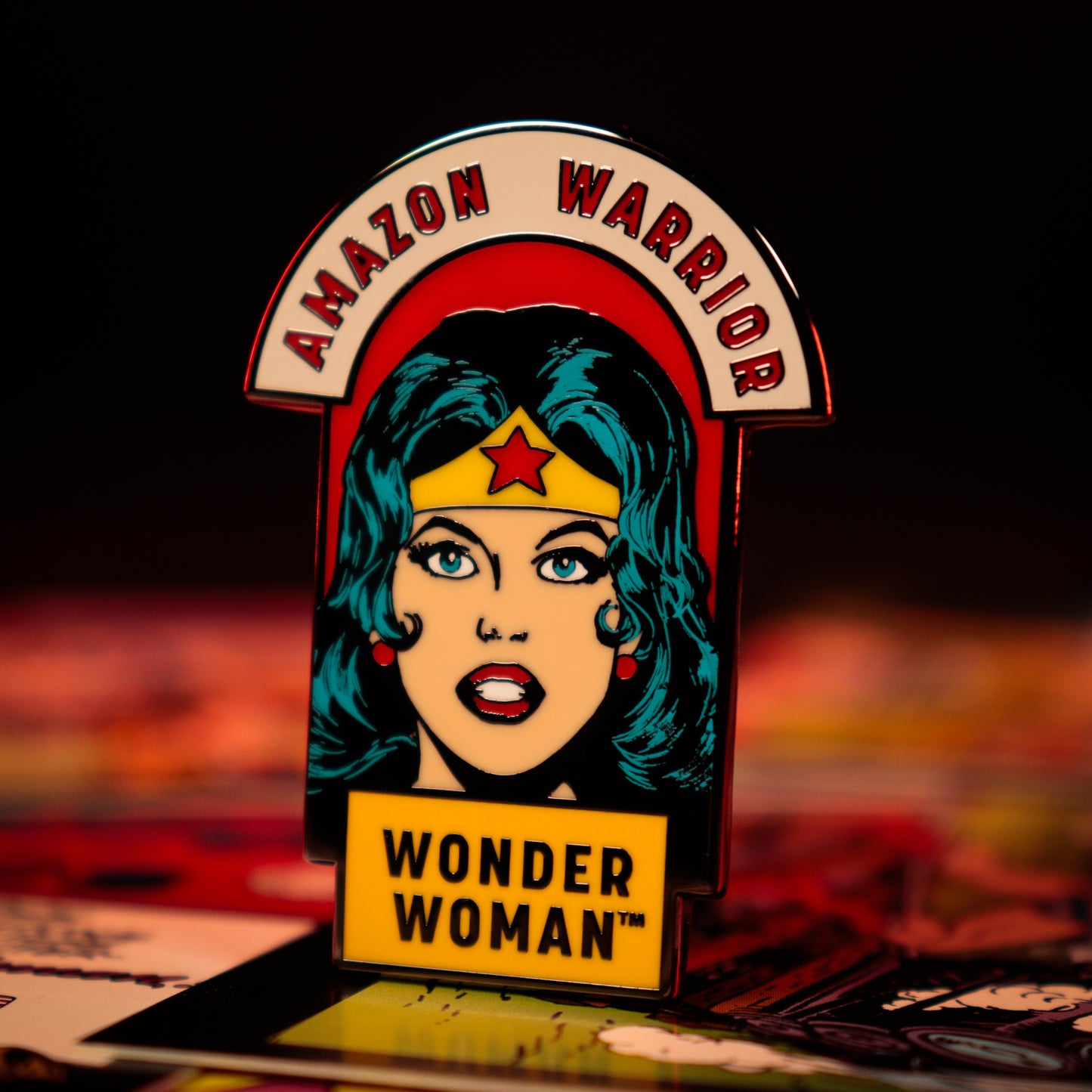 Wonder Woman Amazon Warrior Pin Badge