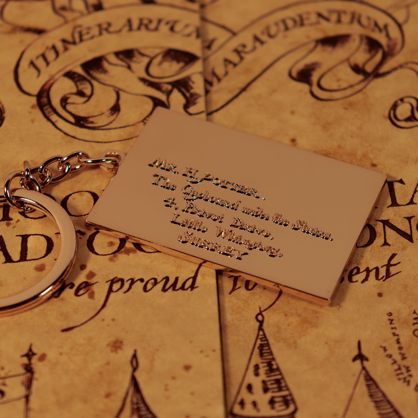 Harry Potter Hogwarts Letter Keyring
