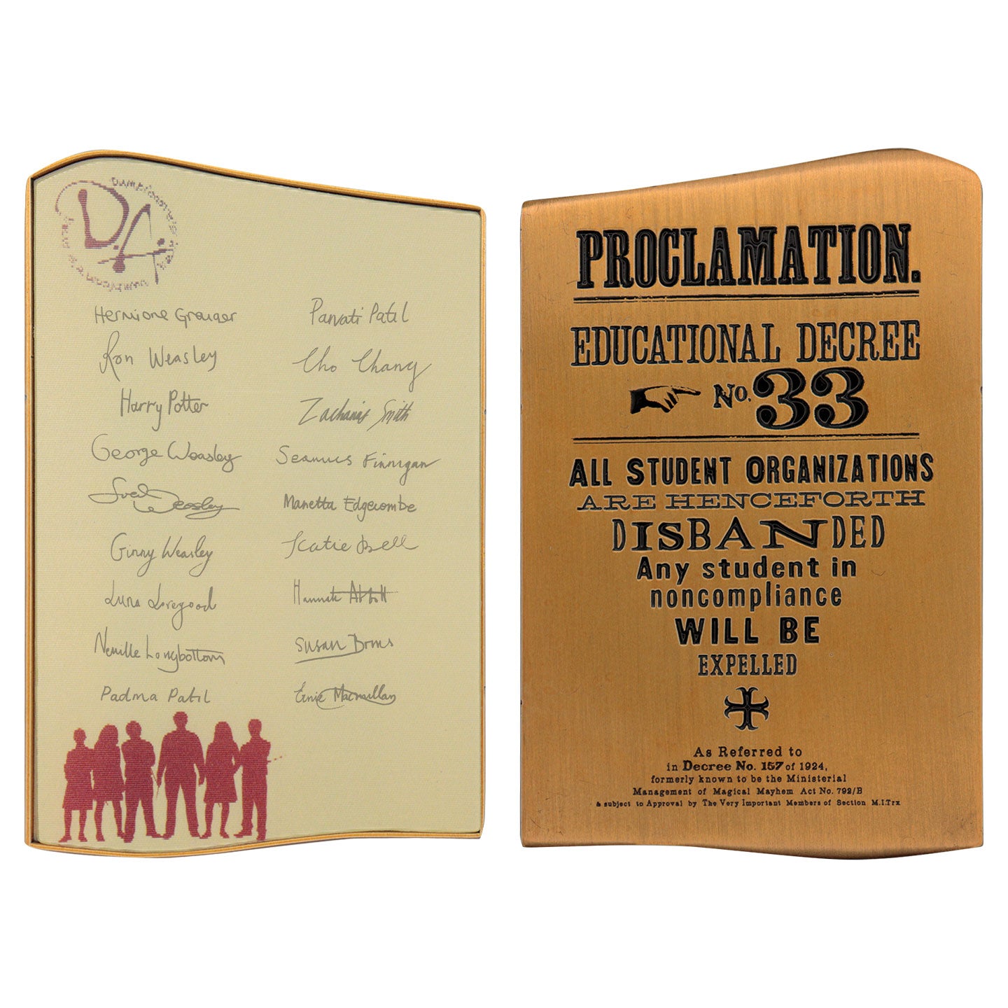 harry-potter-dumbledore-s-army-ingot-fanattik for Free Printable Harry Potter Proclamation Harry Potter Dumbledore's Army Ingot – Fanattik for Free Printable Harry Potter Proclamation