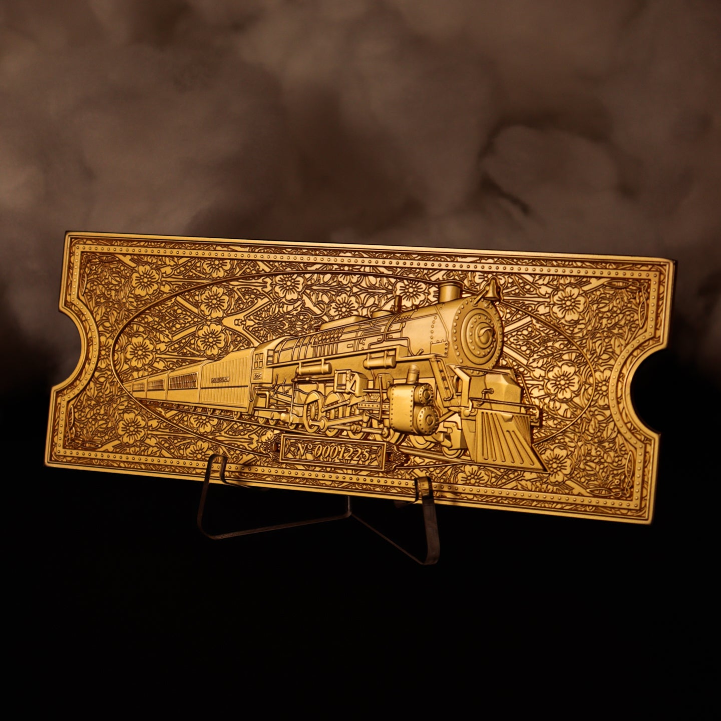 The Polar Express 24k Gold Plated Train Ticket – Fanattik the-polar-express-24k-gold-plated-train-ticket-fanattik