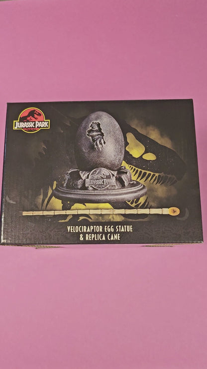 Jurassic Park 30th Anniversary Replica Egg & John Hammond Cane Set