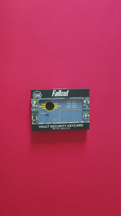 Fallout Generic Vault Security Keycard Replica