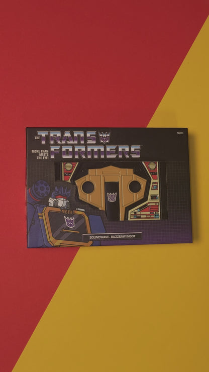 Transformers Limited Edition Soundwave/Buzzsaw Cassette Tape Replica