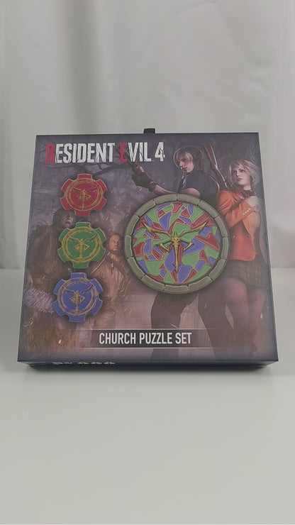 Resident Evil 4 - Church Puzzle Medallion Set