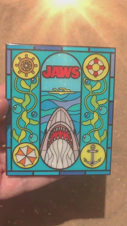 Jaws – Limited Edition Stained Glass-Style Ingot